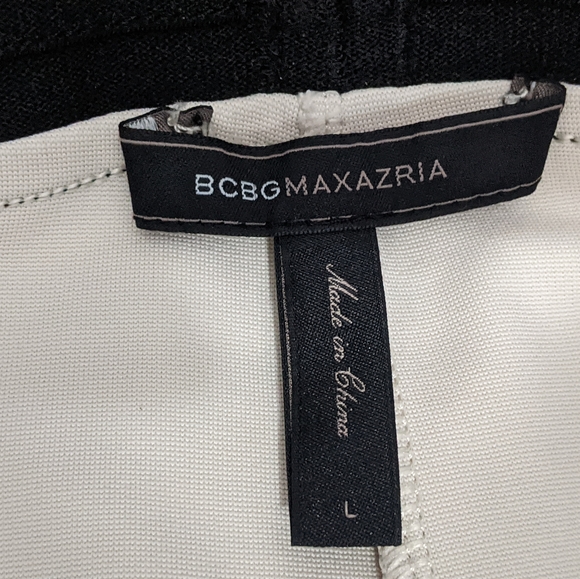 💰SOLD!!!💰BCBGMaxAzria Cream Mason Leggings - Picture 5 of 10